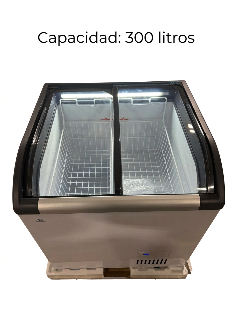 Congelador exhibidor para helados 300 L (10.6 pies cúbicos)